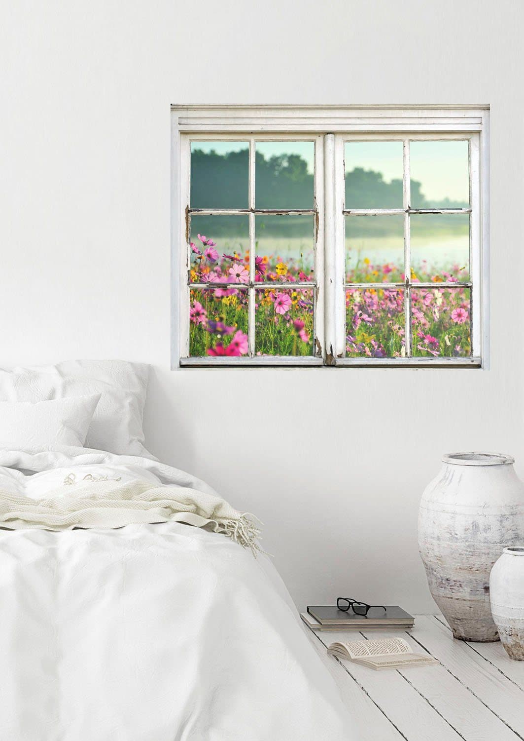 queence Wandsticker Blumenwiese | Mehrfarbig