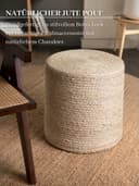 HANSE Home Pouf Looma | Braun 2