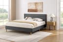 Home affaire Polsterbett Philippiere | Grau
