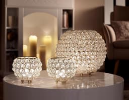 Home affaire Windlicht Kristall | Gold