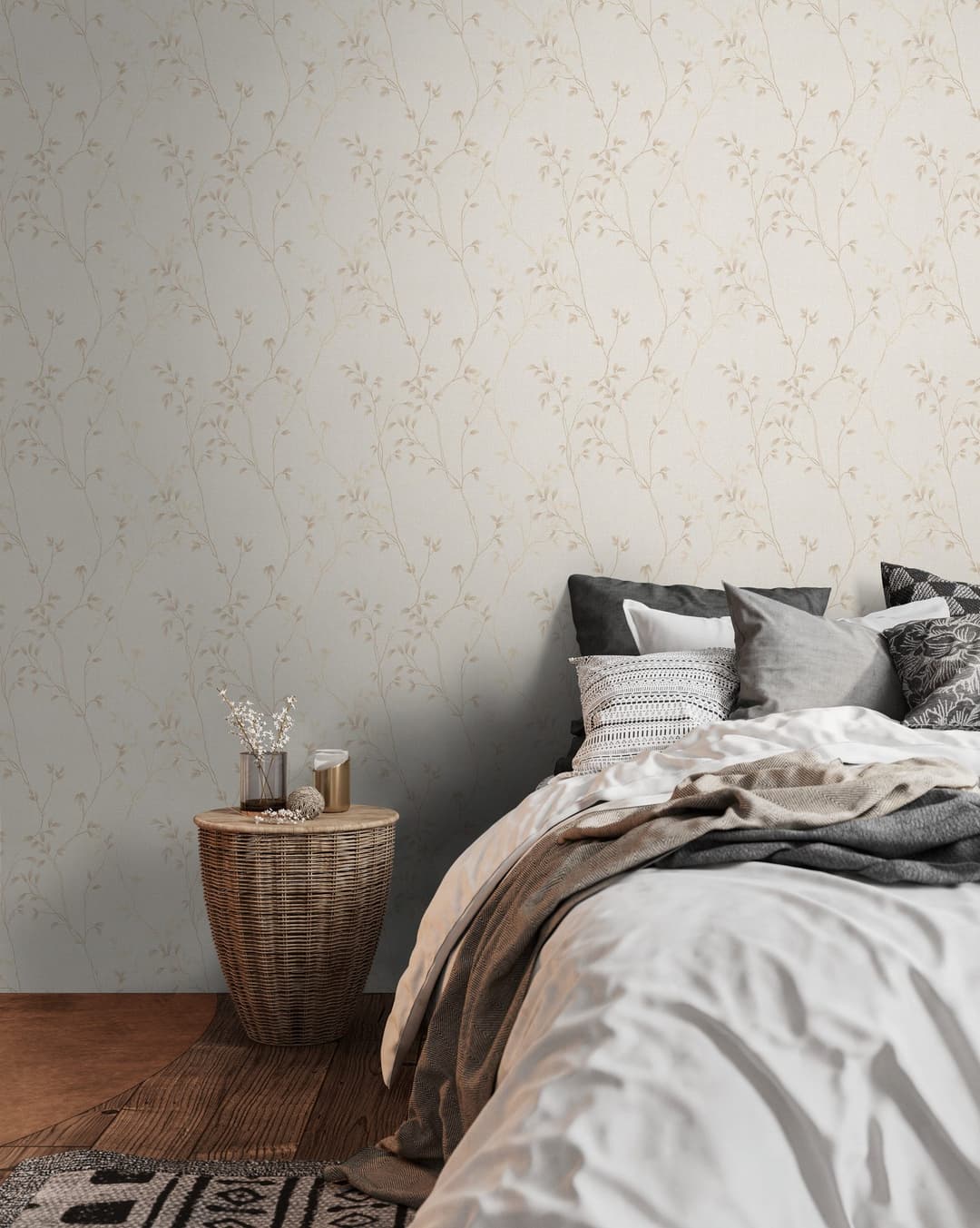 A.S. Création Pure Elegance Vliestapete | Beige