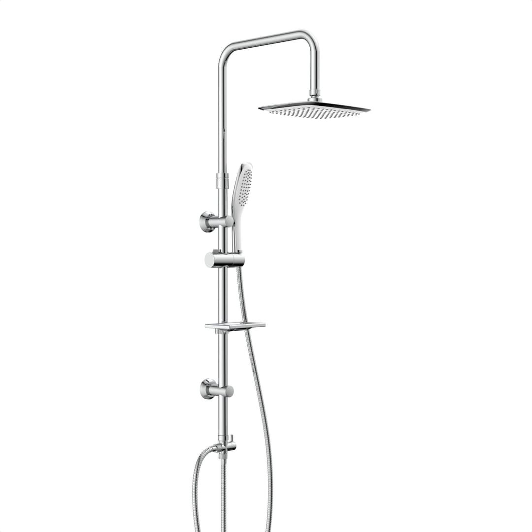 welltime Brausegarnitur FABIA | Silber