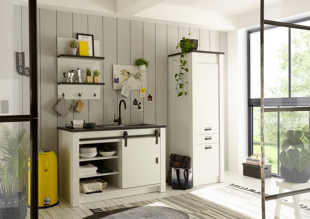 Home affaire Spülenschrank Sherwood | Weiß