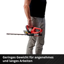 Einhell Akku-Heckenschere GC-CH 1846 Li Kit | Rot