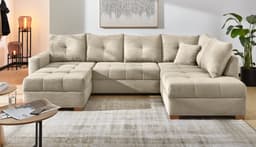 Jockenhöfer Gruppe Wohnlandschaft Abby U-Form | Beige