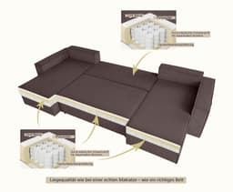 OTTO home Wohnlandschaft CASSI L-Form | Braun