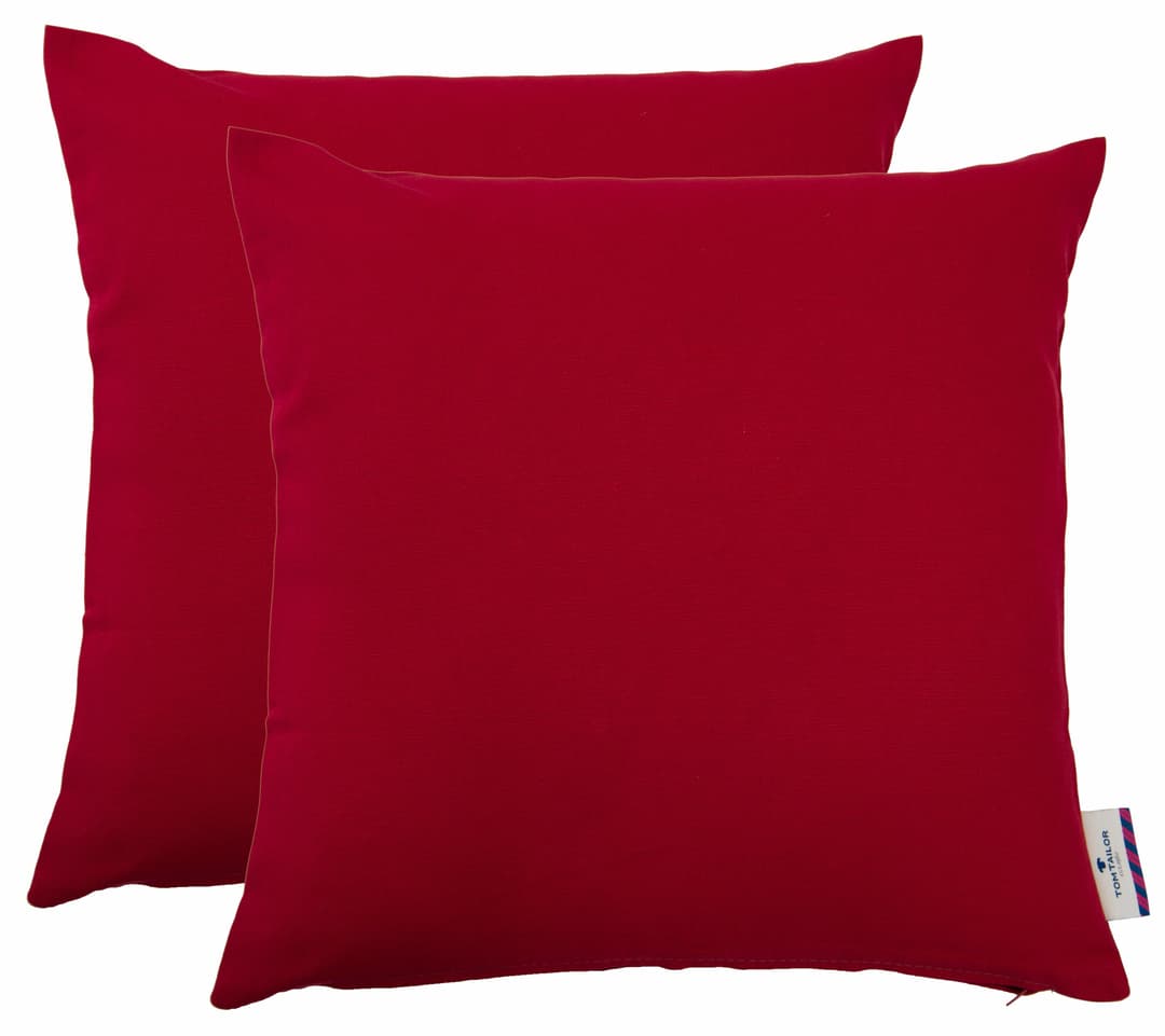 TOM TAILOR HOME Dekokissen Dove | Rot