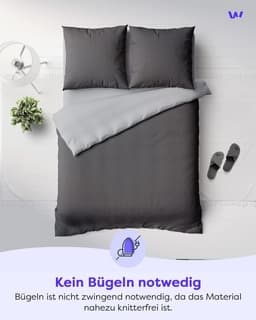 Wolkenfeld Bettwäsche Set | Grau