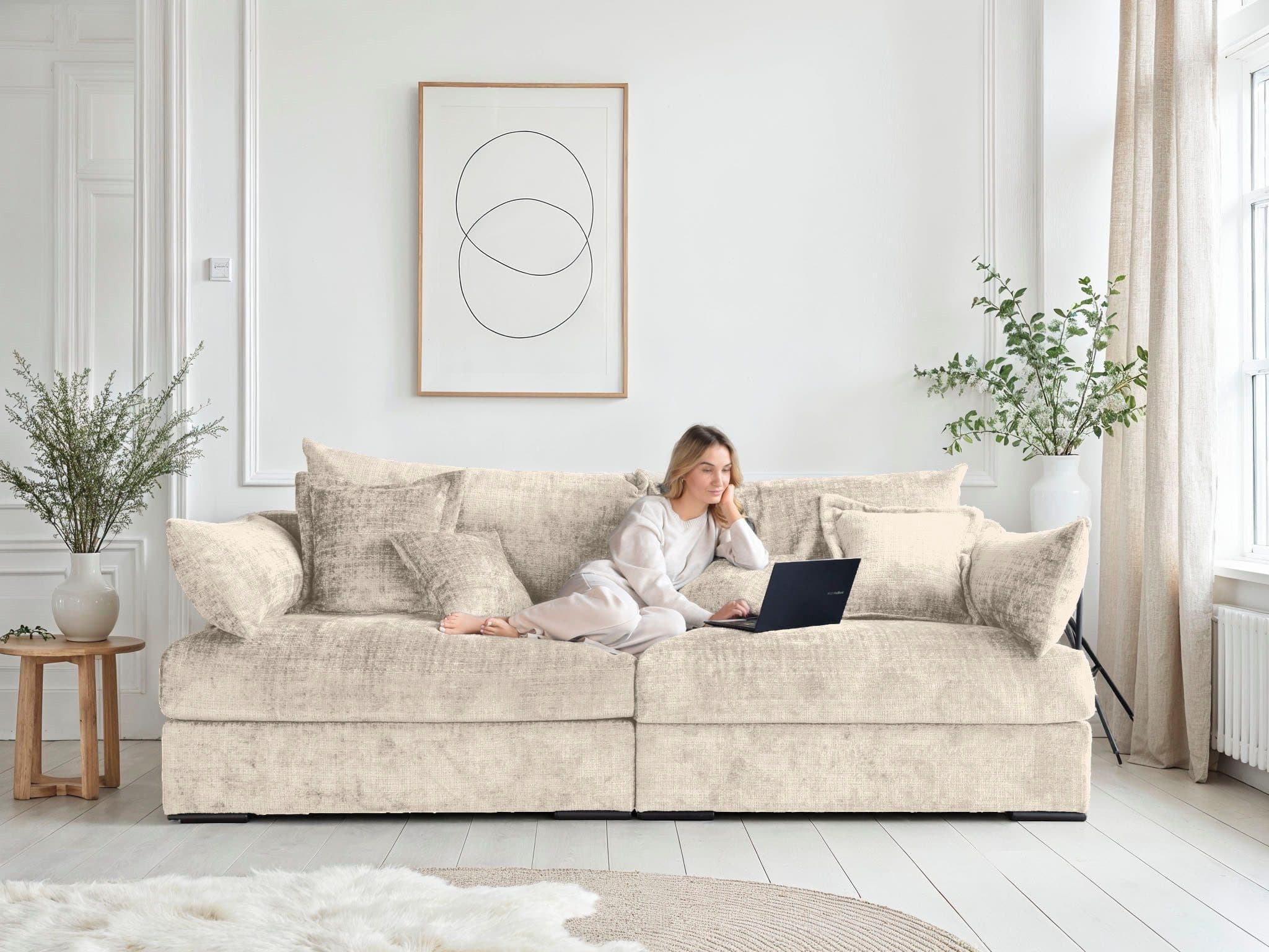 Home affaire Big-Sofa Casa XL | Beige
