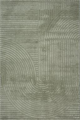 the carpet Teppich Everest | Grün