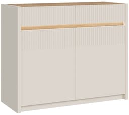 FORTE Oak Squere Kommode | Beige