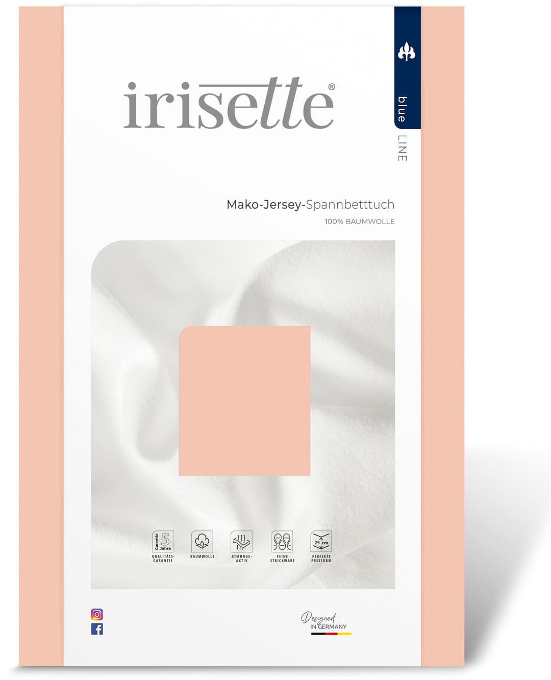 Irisette Spannbettlaken Jupiter | Orange