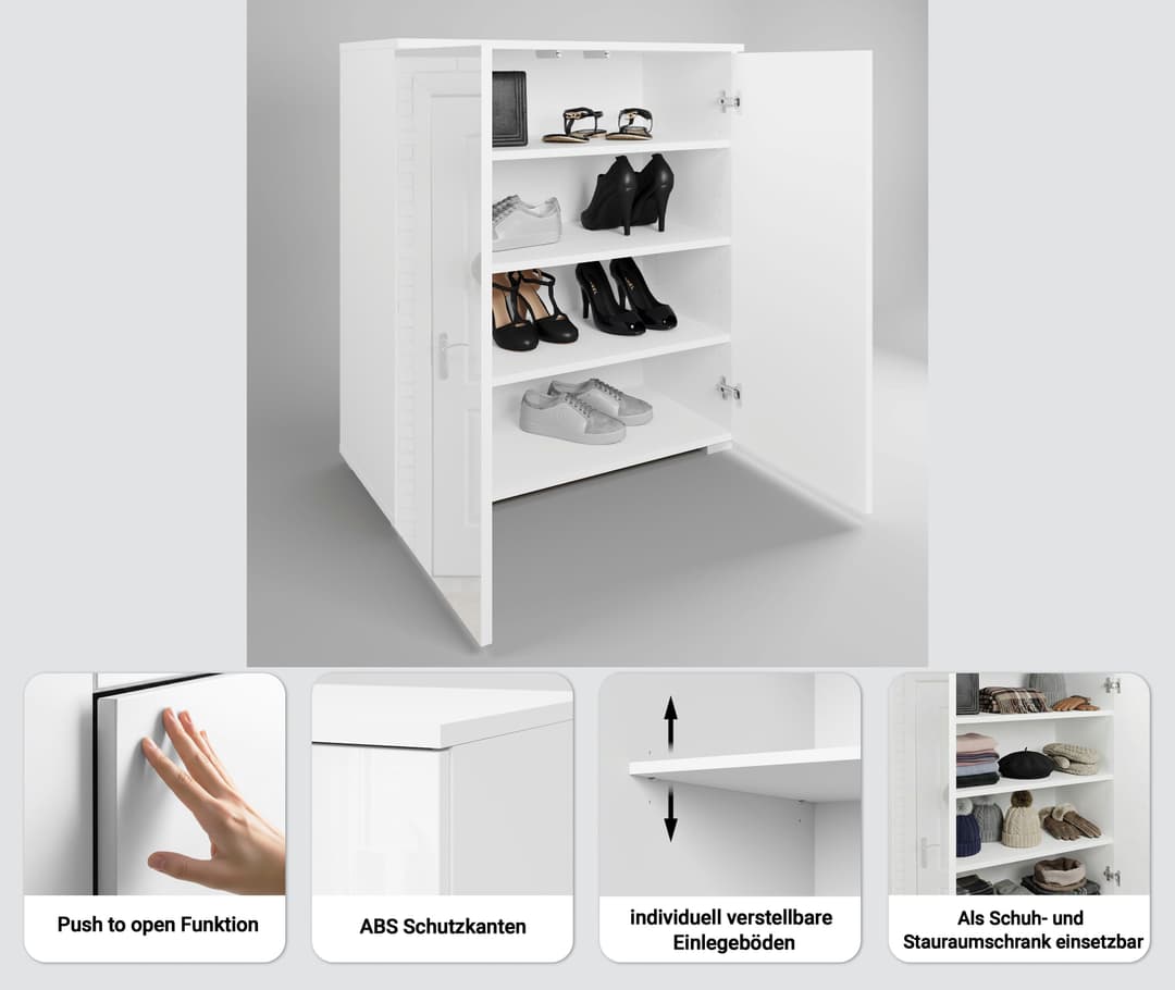 OTTO home Schuhkommode Paris | Weiß