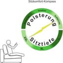 Home affaire Polsterhocker Soft&Cosy XXL | Schwarz 3