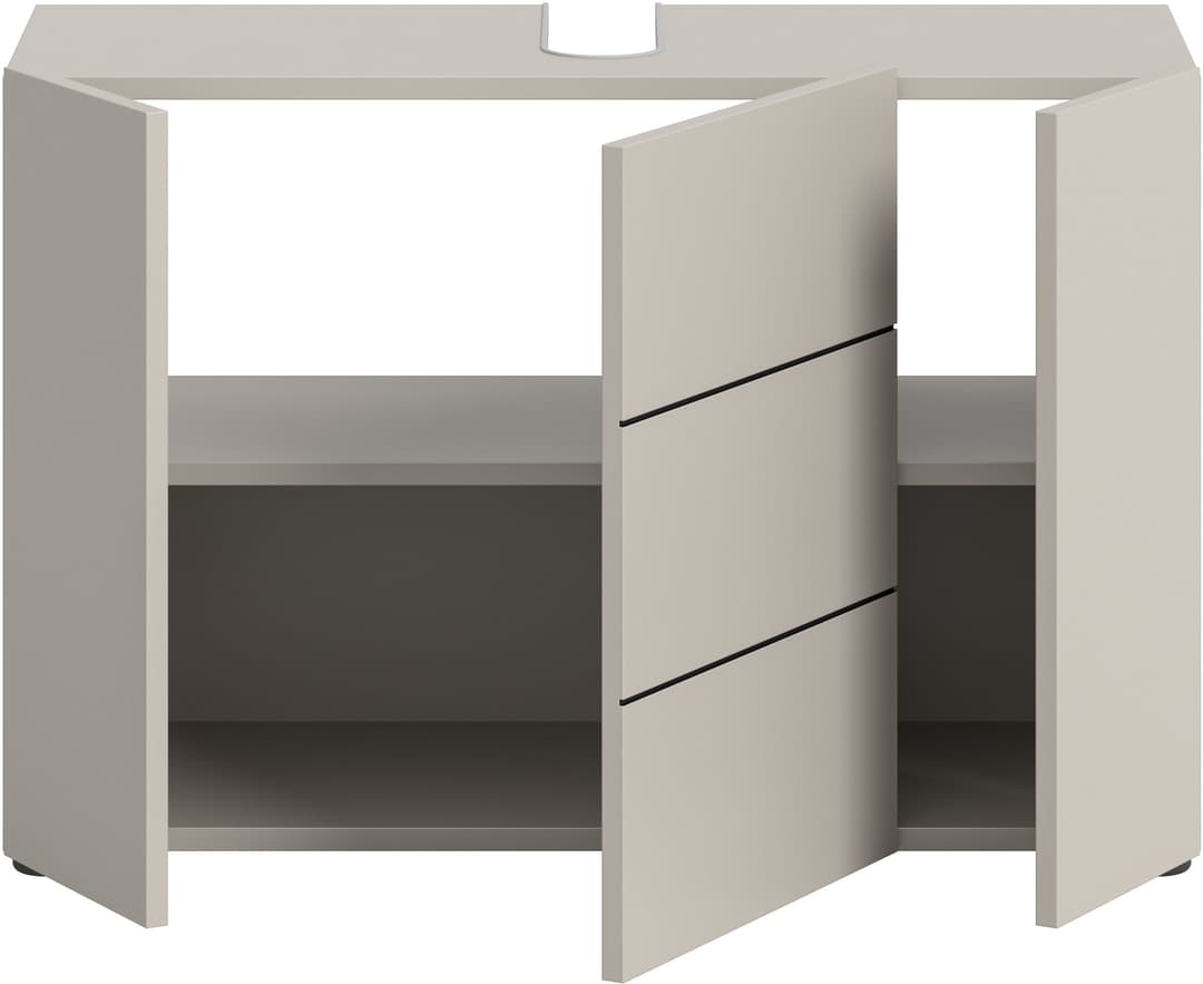welltime Waschbeckenunterschrank BIEL | Beige