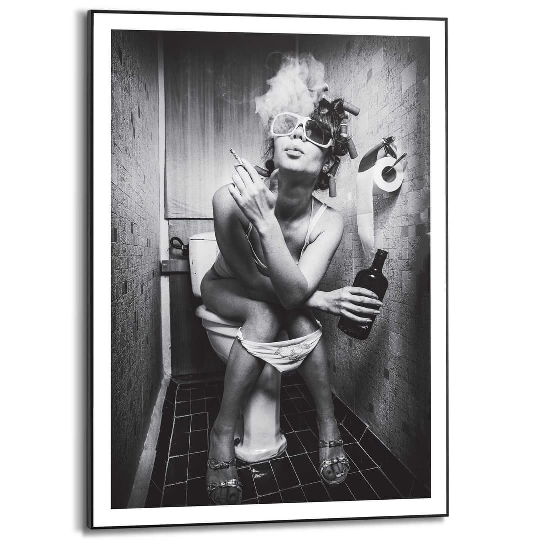 Reinders! Poster Toiletten Business | Schwarz