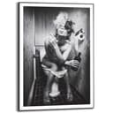 Reinders! Poster Toiletten Business | Schwarz