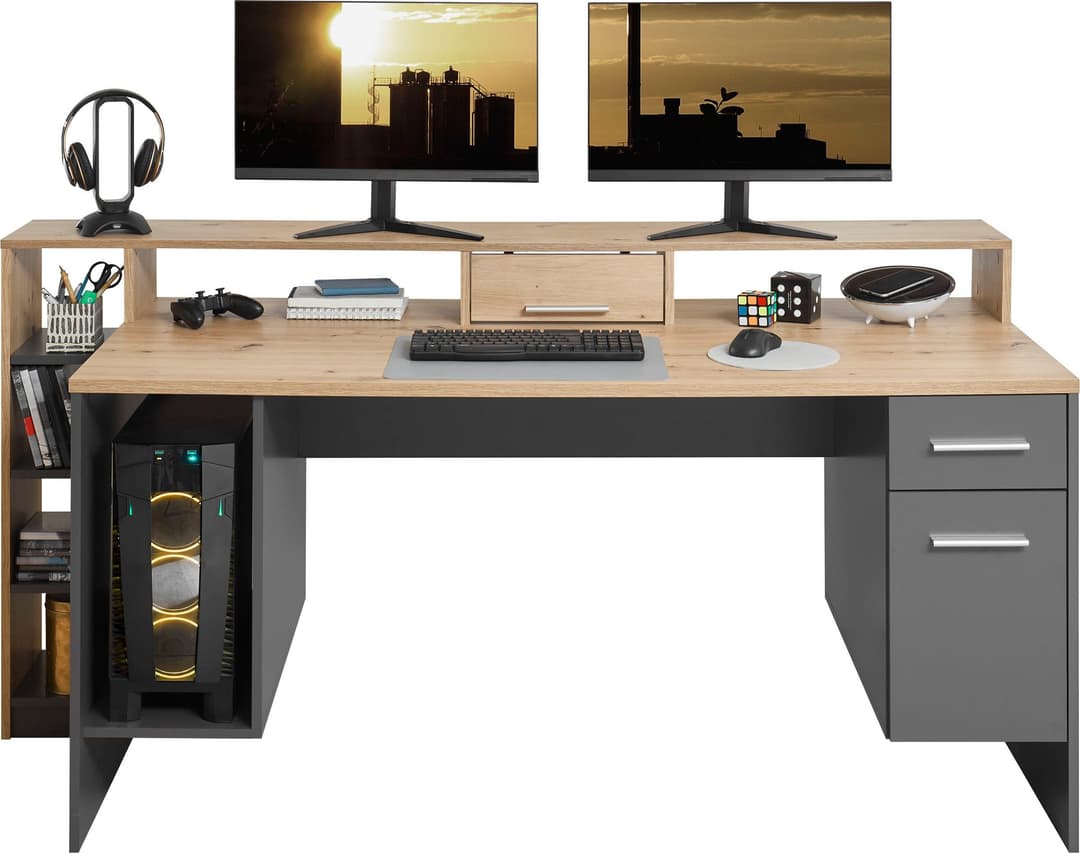 BEGA OFFICE Highscore 4 Gamingtisch | Grau