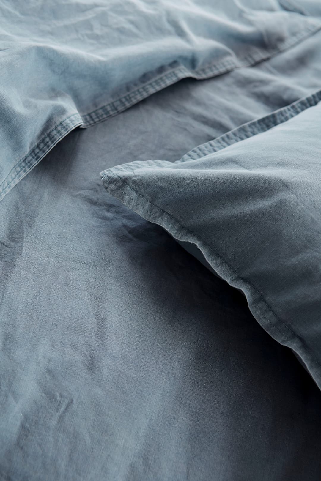 Primera Bettwäsche Stone-Washed | Blau