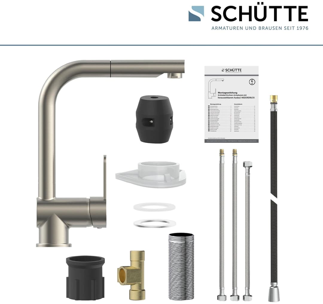 Schütte LONDON Spültischarmatur | Silber
