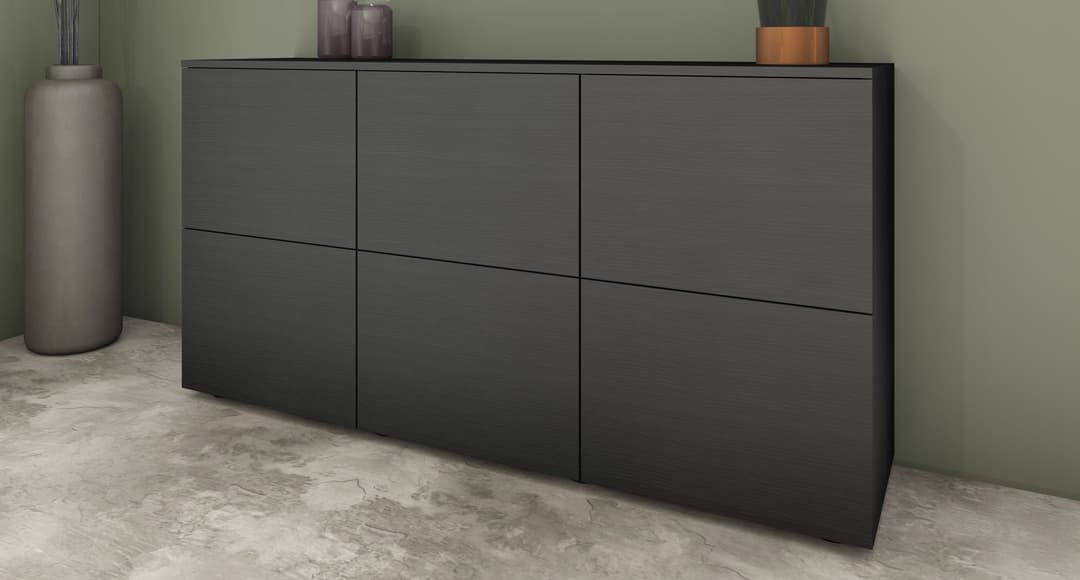 borchardt Möbel Sideboard Rova | Schwarz