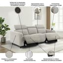 OTTO home 3-Sitzer SKAANE Cord-Sofa | Beige 3