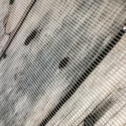 HOME in green LAIRA Schiebegardine | Braun