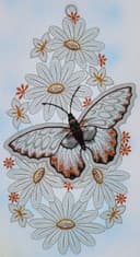 Stickereien Plauen Fensterbild Schmetterling | Mehrfarbig