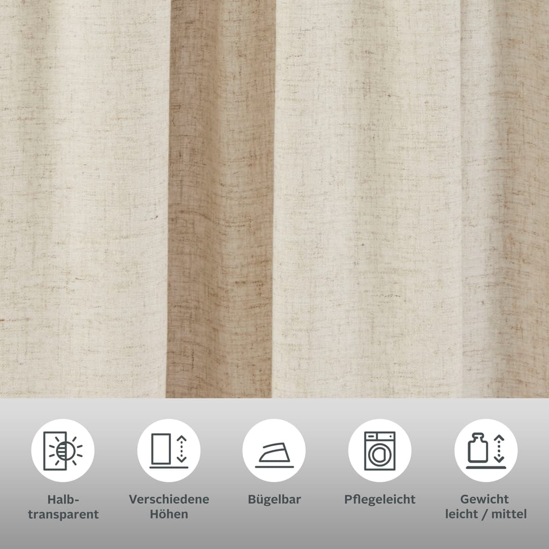 OTTO home Gardine Rudy | Beige