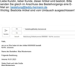 Teddy Hermann Kuscheltier Teddy braun mit rosa Halstuch, 30 cm | Braun