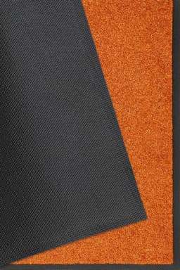 wash+dry by Kleen-Tex Fußmatte Trend Uni | Orange