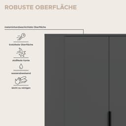 Home affaire Wäscheschrank SKARDE | Grau