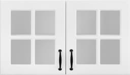 wiho Küchen Glashängeschrank Erla | Weiß