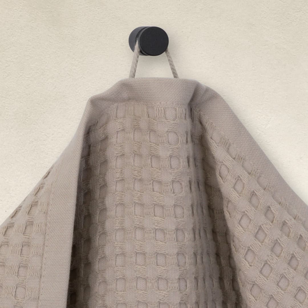Möve Gästehandtuch Waffelpiqué | Beige
