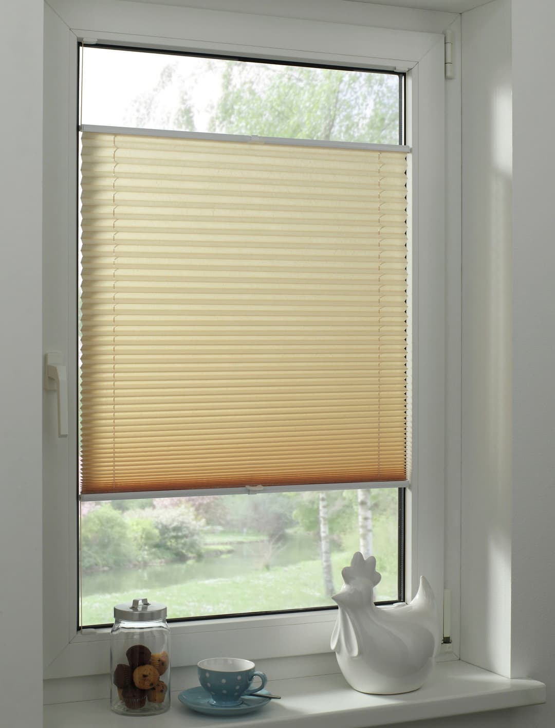 GARDINIA Plissee Concept Tageslicht | Beige