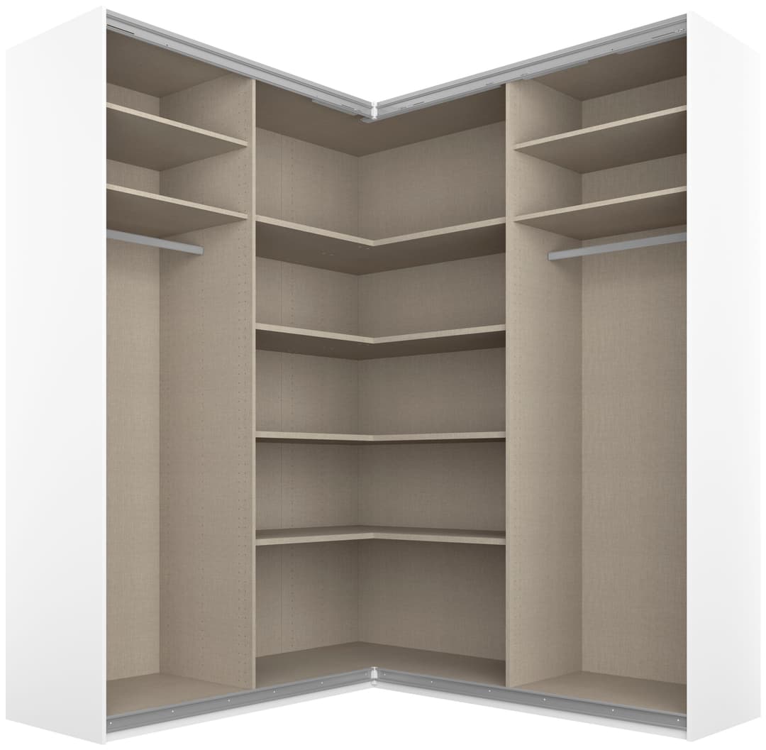 rauch Schwebetürenschrank QUADRA | Weiß