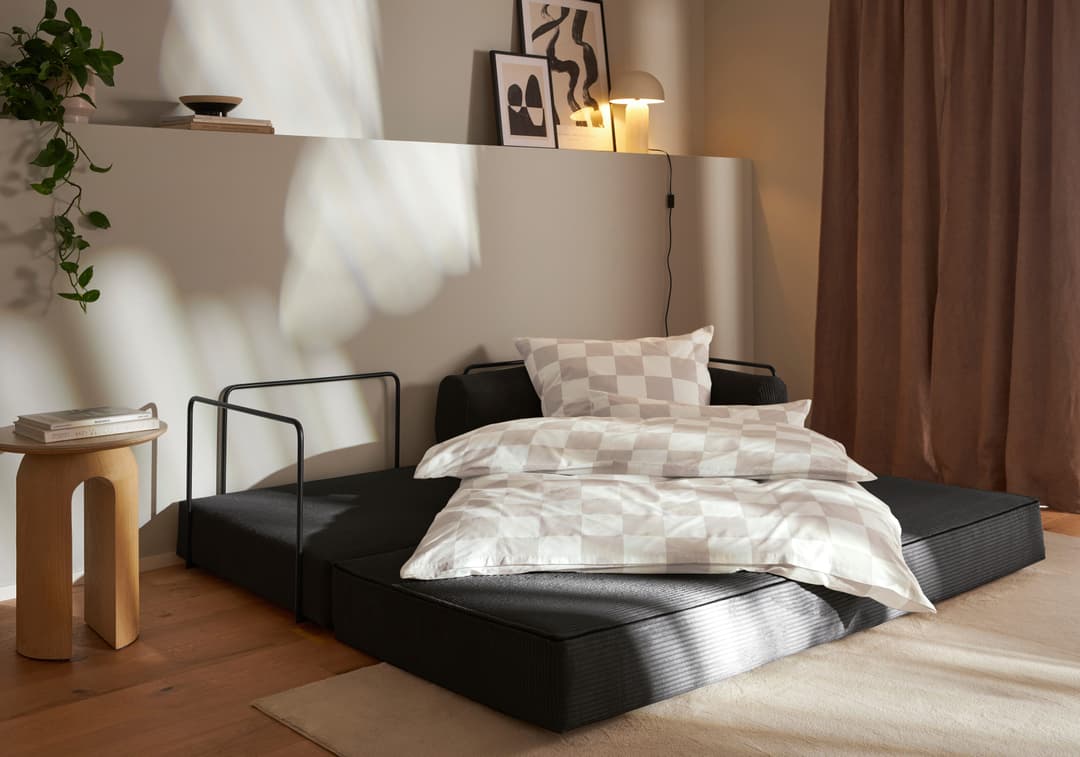 homsy by Ana Johnson Schlafsofa Folda Dauerschläfer | Grau
