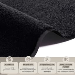 HANSE Home Wash & Clean Fußmatte | Schwarz