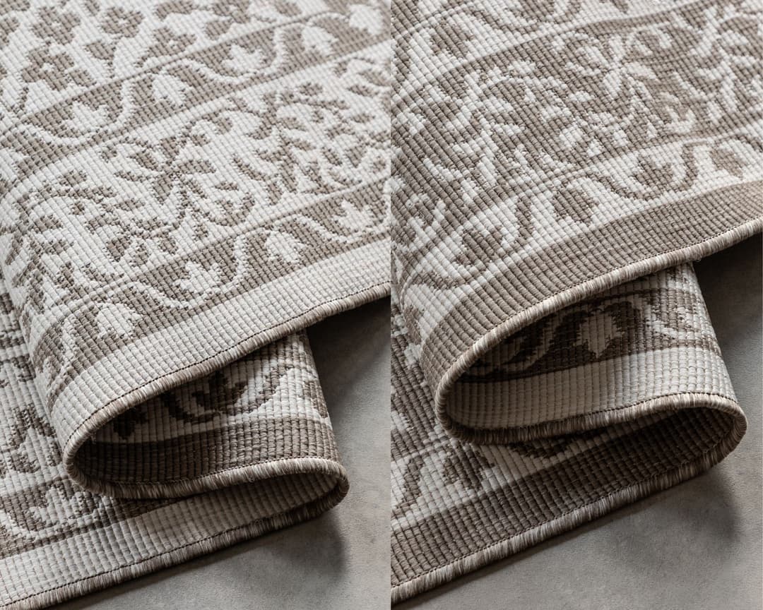 ELLE DECORATION Teppich Meekly Wendeteppich | Beige