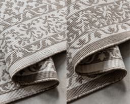 ELLE DECORATION Teppich Meekly Wendeteppich | Beige