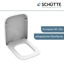 Schütte WC-Sitz Duroplast WHITE E-Form PRO 4 | Weiß 4
