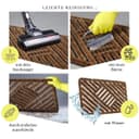 HANSE Home Fußmatte Grid Brushes Mat | Braun 5