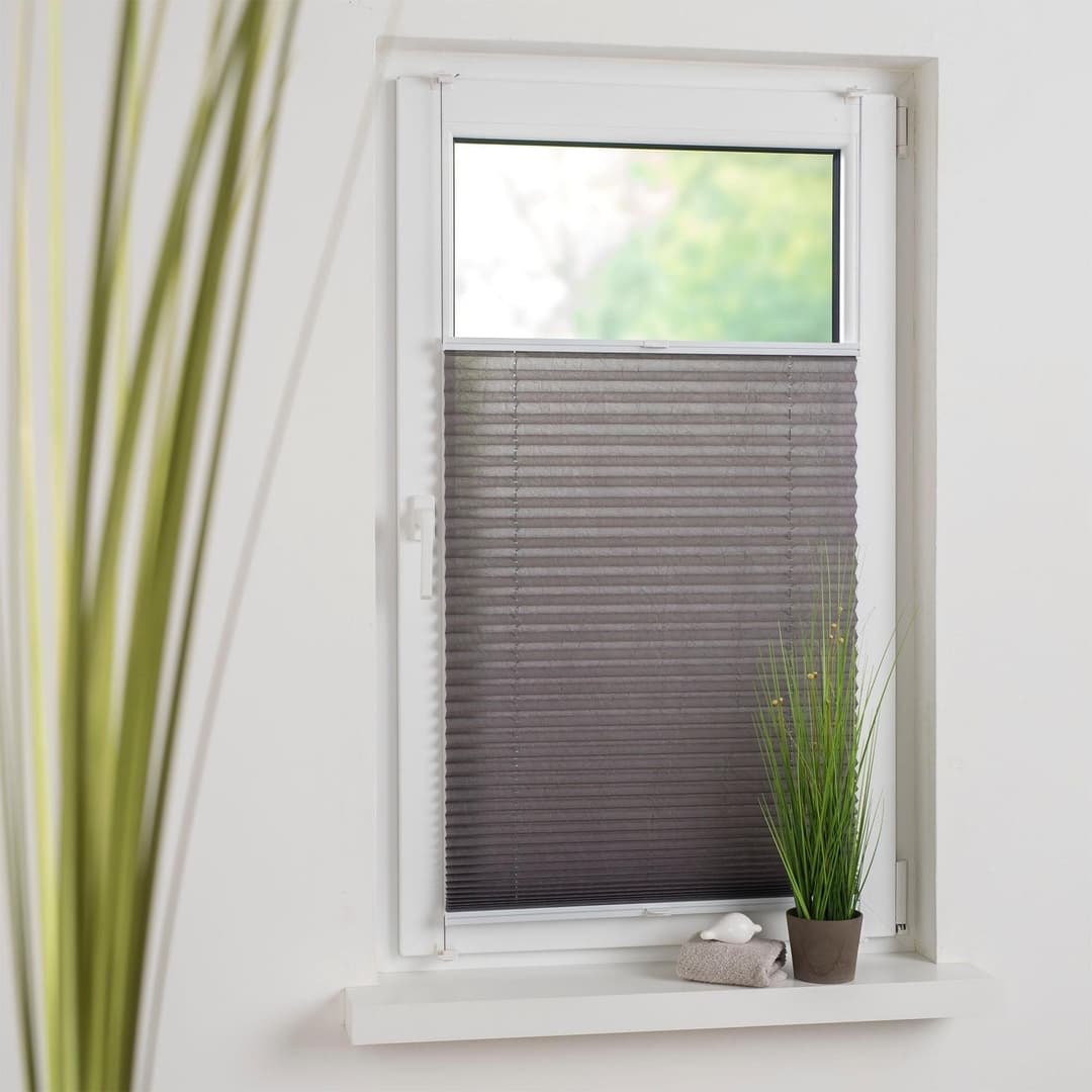 Liedeco Plissee Pastell | Grau