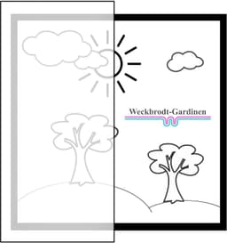 Weckbrodt Gardine Weimar | Weiß