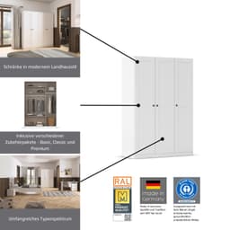 rauch YLVA Kleiderschrank | Weiß