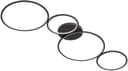 TRIO Leuchten LED Deckenleuchte Rondo | Schwarz