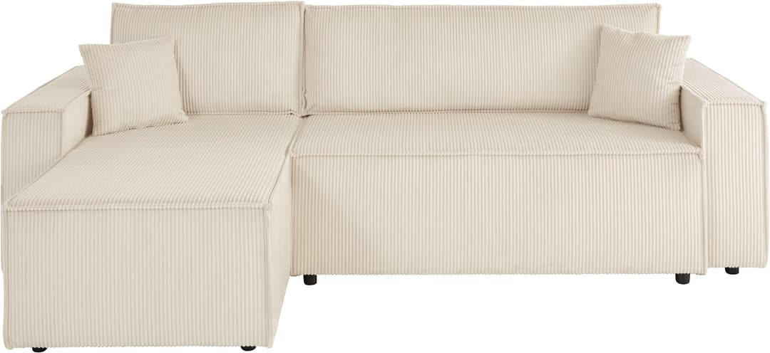 OTTO home Ecksofa CASSI L-Form, 241cm | Beige