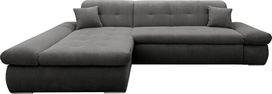 DOMO collection Ecksofa Moric | Grau