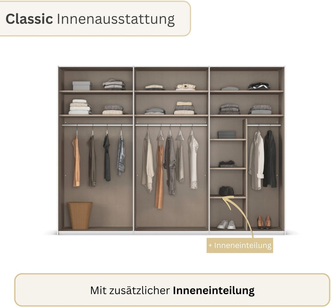 rauch Drehtürenschrank MONTCLAR | Weiß