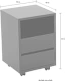 Home affaire Rollcontainer Agapi | Weiß 5